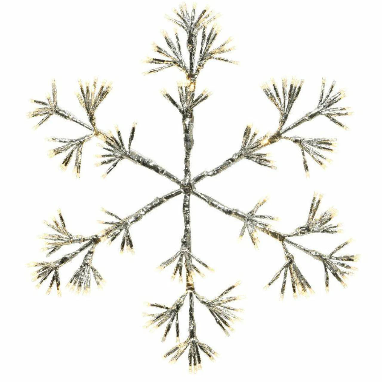 Déco Et Objet De Noël|Déco Et Objet Lumineux|KAEMINGK Flocon de Noël lumineux 336 LED (H78 cm) Flash Blanc chaud