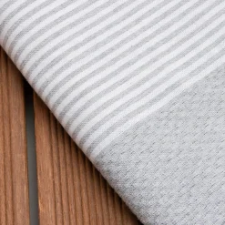 Linge De Bain|Fouta| Fouta coton recyclé (100 x 200 cm) Océane e Gris