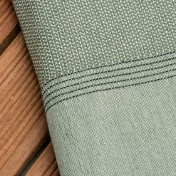 Linge De Bain|Fouta| Fouta coton recyclé (100 x 200 cm) Beach Vert kaki