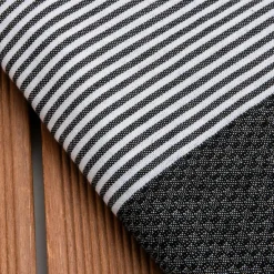 Linge De Bain|Fouta| Fouta coton recyclé (100 x 200 cm) Océane e Noir