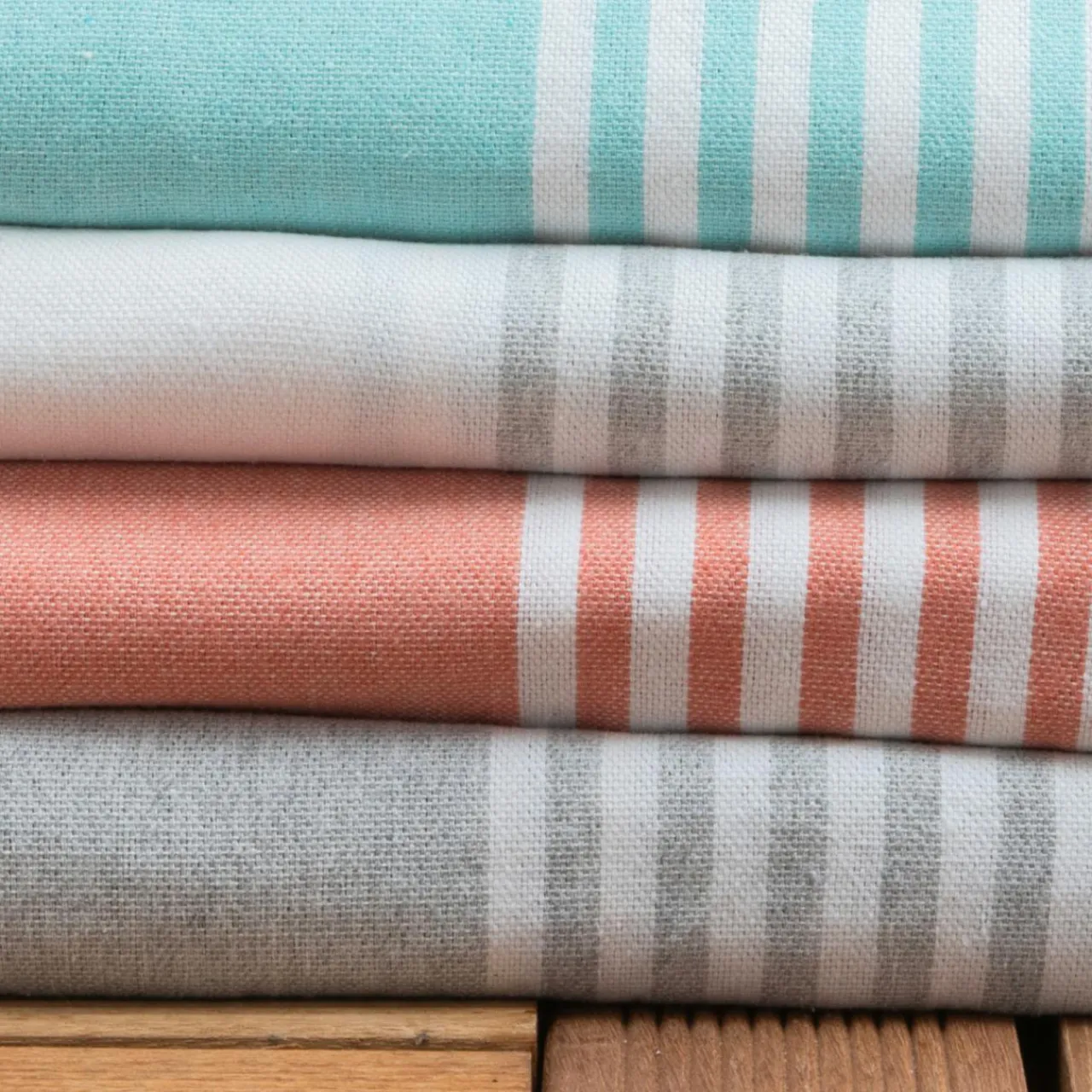 Linge De Bain|Fouta| Fouta coton recyclé (200 x 200 cm) Summer Bleu turquoise