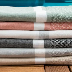 Linge De Bain|Fouta| Fouta coton recyclé (100 x 200 cm) Selma he Blanc