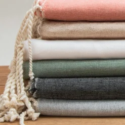 Linge De Bain|Fouta| Fouta coton recyclé (100 x 200 cm) Sunshine Beige