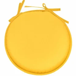 Galette De Chaise|STOF Galette de chaise ronde (40 cm) Nelson Jaune