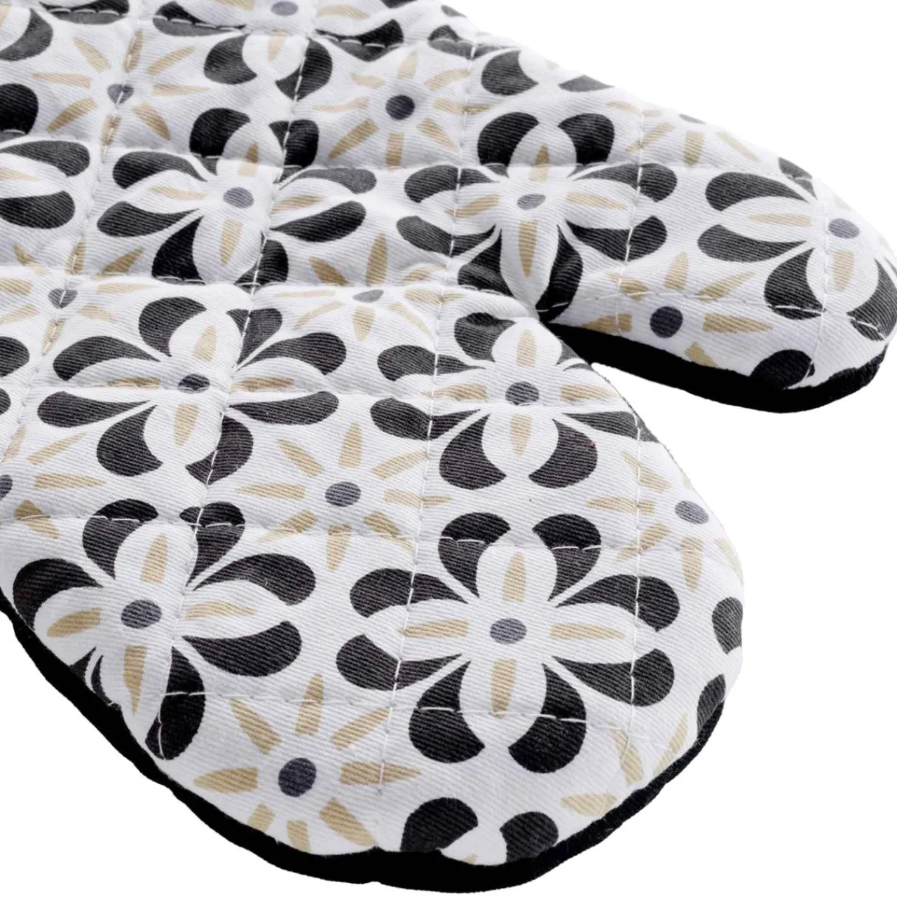 Accessoire Cuisine|douceur d'intu017drieur Gant de cuisine ambidextre en coton (30 x 18 cm) Solaris Noir