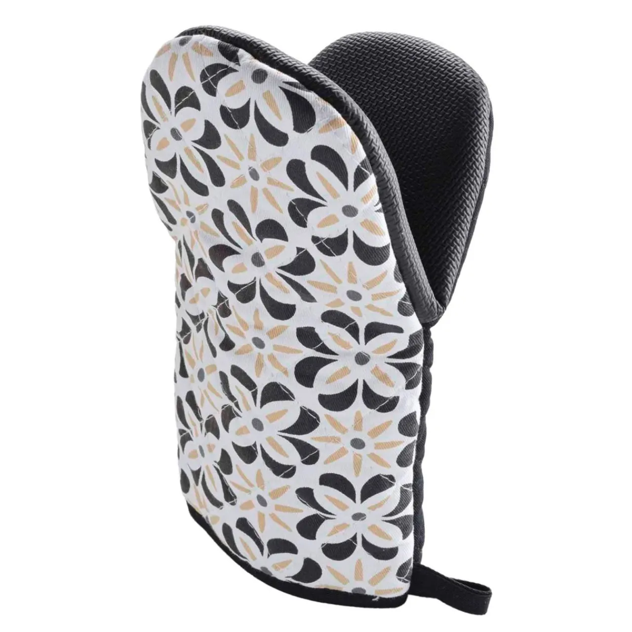 Accessoire Cuisine|douceur d'intu017drieur Gant de cuisine coton (24.5 x 14.5 cm) Solaris Noir