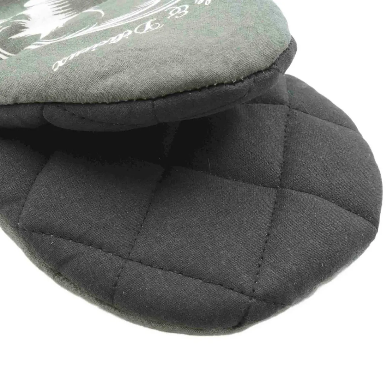 Accessoire Cuisine|douceur d'intu017drieur Gant de cuisine coton (24.5 x 14.5 cm) Grand Chef Gris