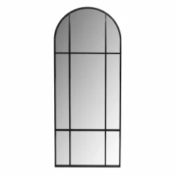 Miroir|EMINZA Grand miroir à poser en métal (H173 cm) Industriel Noir