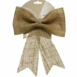 Décoration De Sapin|KAEMINGK Grand noeud de Noël (H24 cm) Tresor Naturel