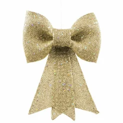 Décoration De Sapin|KAEMINGK Grand noeud (H31 cm) Royal Or