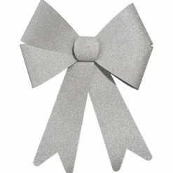 Décoration De Sapin|Feeric Lights & Christmas Grand nœud (H30 cm) Alaska Argent