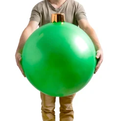 Boule Grand Format|Déco Et Objet De Noël|KOOPMAN Grande boule de Noël gonflable (D65 cm) Vert
