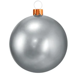 Boule Grand Format|Déco Et Objet De Noël|KOOPMAN Grande boule de Noël gonflable (D65 cm) Argent