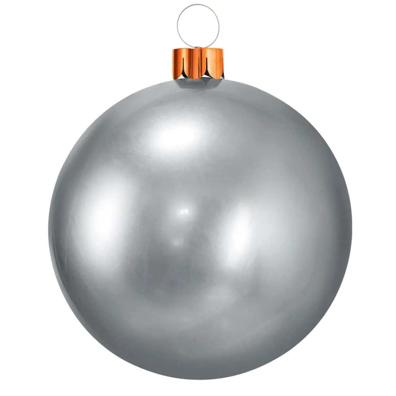 Boule Grand Format|Déco Et Objet De Noël|KOOPMAN Grande boule de Noël gonflable (D45 cm) Argent