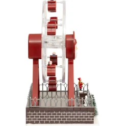 Village De Noël Lumineux|JJA Grande roue musicale et animée (H28 cm) Christmas Multicolore