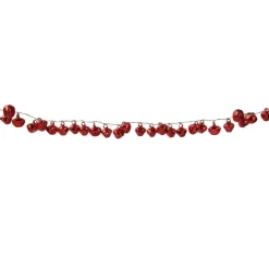 Guirlande Déco|Guirlande De Sapin|KAEMINGK Guirlande déco (1,20 m) Clochettes de montagne Rouge