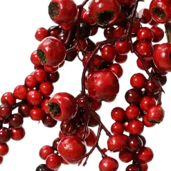 Guirlande En Sapin Artificiel|KAEMINGK Guirlande de baies (130 cm) Marylebone Rouge