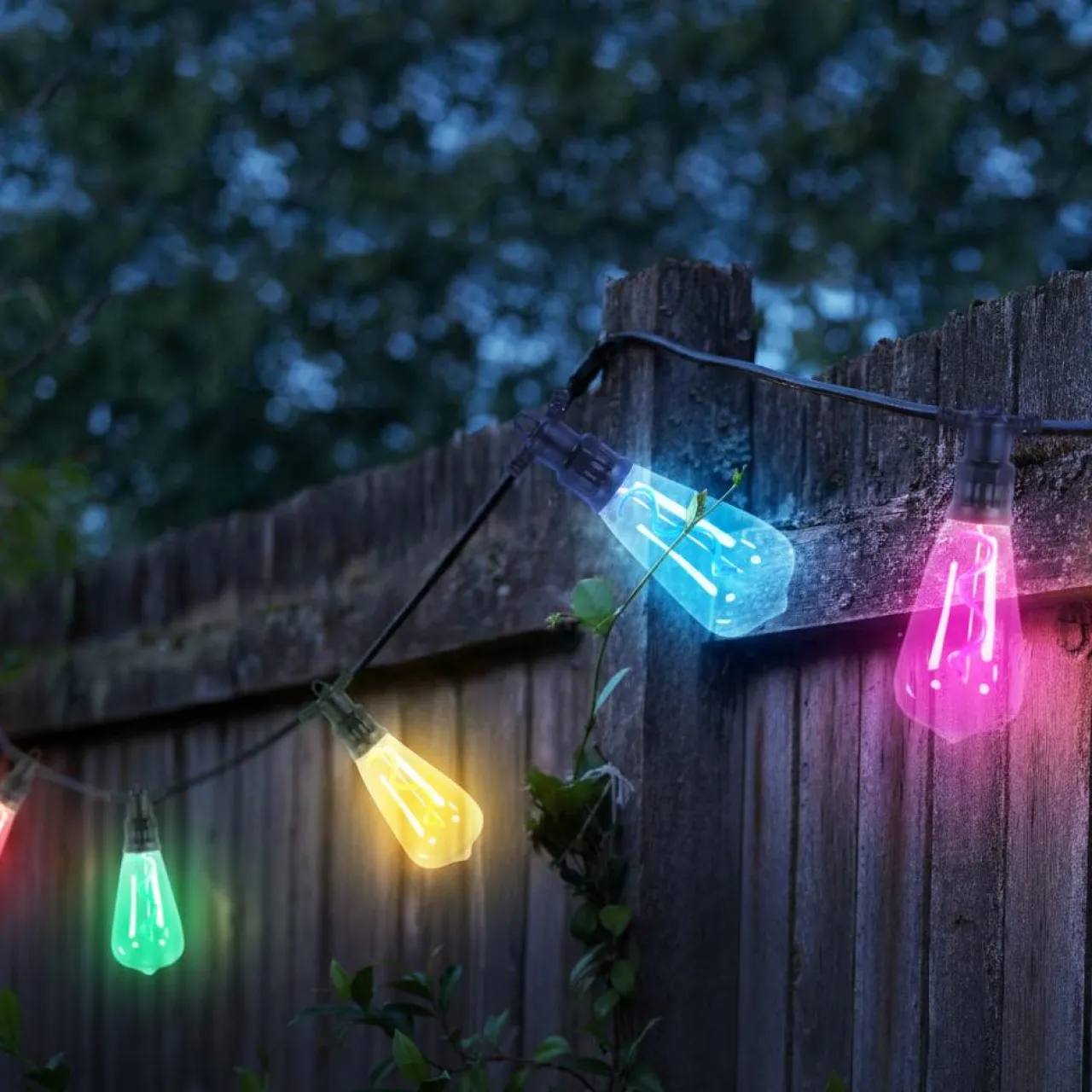 Luminaire Jardin|Eclairage Extérieur|KAEMINGK Guirlande de jardin connectable 10 LED (4,5 m) Garden party Multicolore
