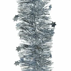 Guirlande De Sapin|KAEMINGK Guirlande de Noël (D10 cm) étoilée Alpine Bleu clair