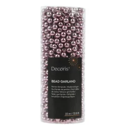 Guirlande De Sapin|KAEMINGK Guirlande de perle (10 m) Alpine Vieux rose