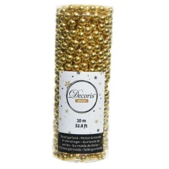 Guirlande De Sapin|KAEMINGK Guirlande de perle (10 m) Alpine Or