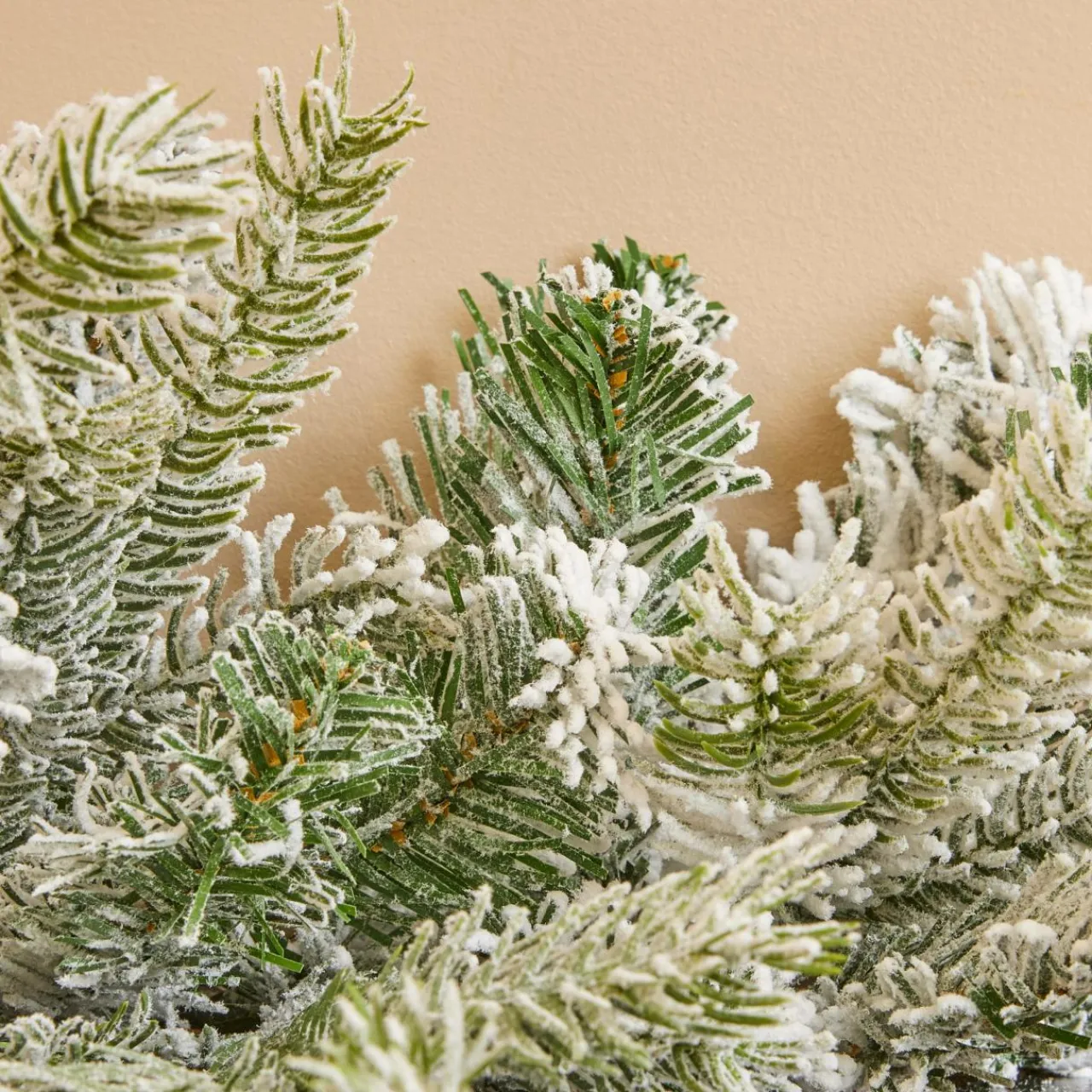 Sapin Grande Taille|Guirlande En Sapin Artificiel|EMINZA Guirlande de sapin (270 cm - D30) Givra Blanc enneigé Sapin enneigé