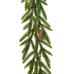 Guirlande En Sapin Artificiel|KAEMINGK Guirlande de sapin lumineuse 50 LED (180 cm) Forest Blanc chaud Sapin vert lumineux