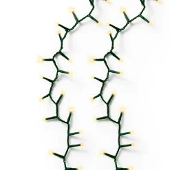 Guirlande Lumineuse|KAEMINGK Guirlande lumineuse 7,50 m 350 LED câble vert Luxe Blanc chaud Champagne Blanc chaud Champagne - câble vert
