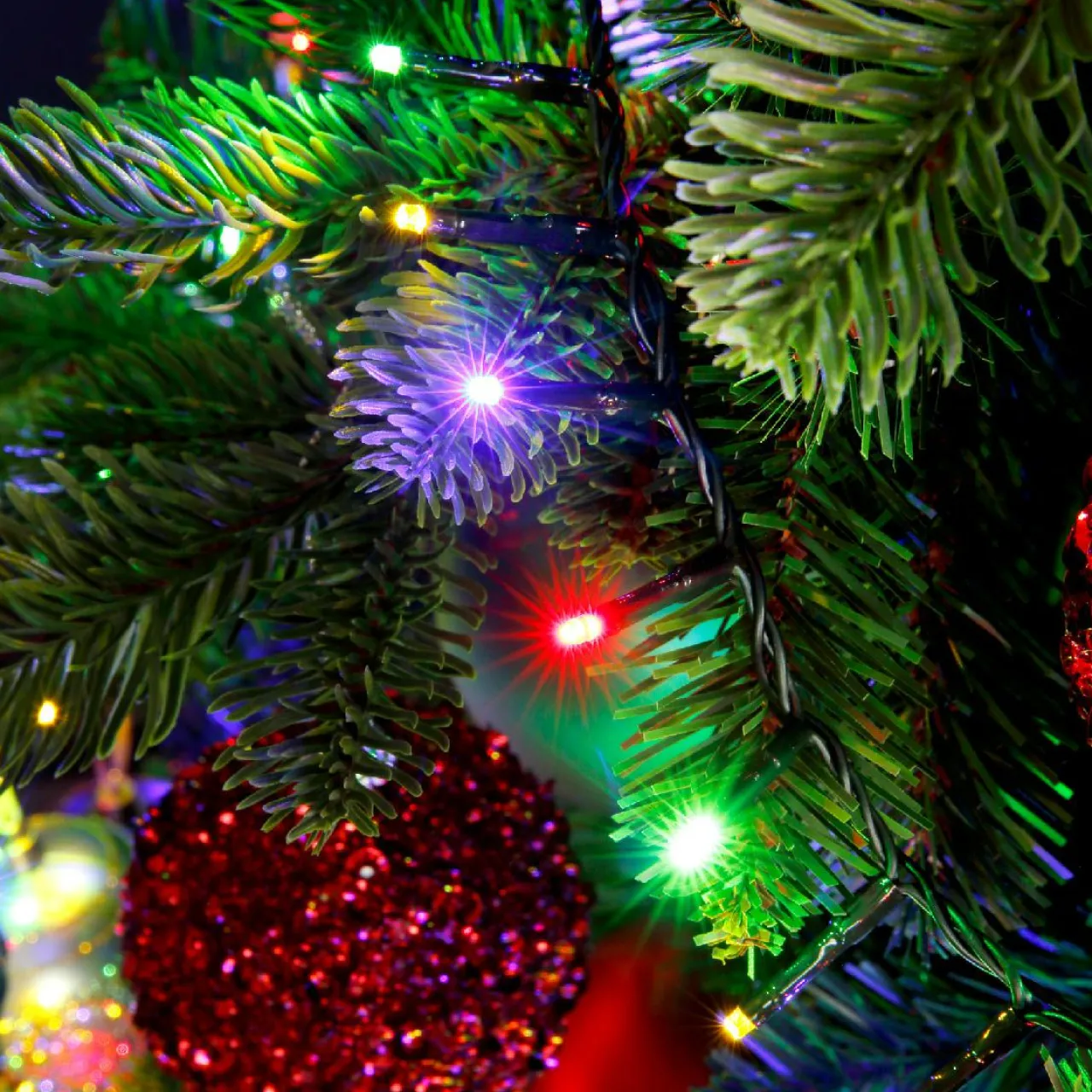 Guirlande Lumineuse Grand Format|Guirlande Lumineuse|KAEMINGK Guirlande lumineuse 45 m 2000 LED câble vert Luxe Multicolore Multicolore - câble vert