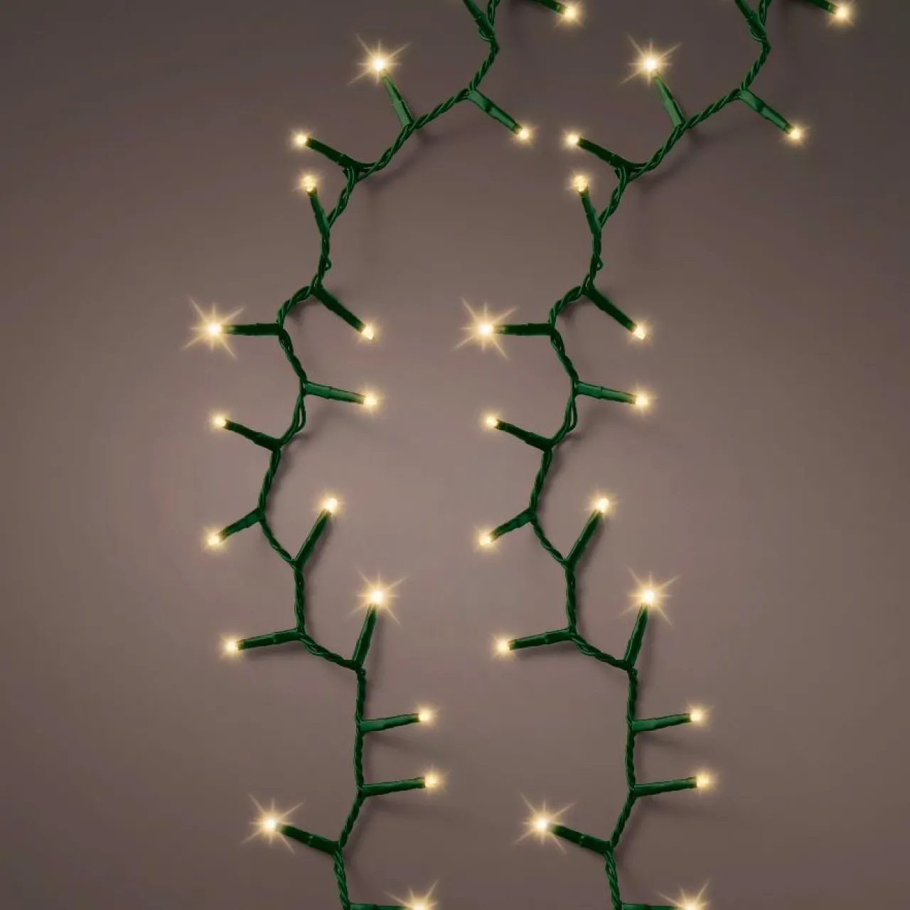 Guirlande Lumineuse Grand Format|Guirlande Lumineuse|KAEMINGK Guirlande lumineuse 60 m 3000 LED câble vert Luxe Blanc chaud Champagne Blanc chaud Champagne - câble vert