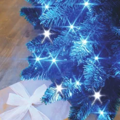 Guirlande Lumineuse|BLACHERE Guirlande lumineuse 8 m 128 LED câble vert Flashing light Bicolore Bleu et blanc froid Bicolore Bleu Blanc froid