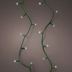 Guirlande Lumineuse|KAEMINGK Guirlande lumineuse 18,70 m 250 LED câble vert Raccordable Blanc froid