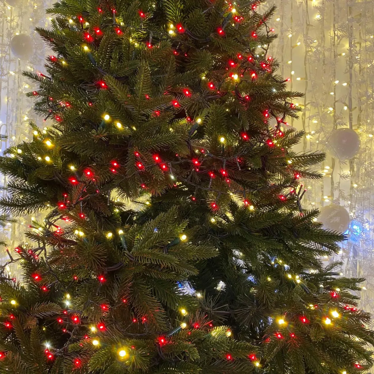 Guirlande Lumineuse|BLACHERE Guirlande lumineuse 8 m 128 LED câble vert Flashing light Bicolore Rouge et blanc chaud Bicolore Rouge / Blanc chaud - câble transparent