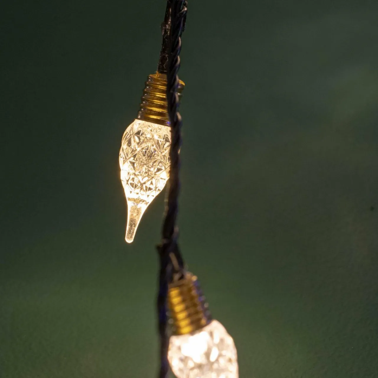 Guirlande Déco|Guirlande Lumineuse|KAEMINGK Guirlande lumineuse 18 m 180 LED câble vert Vintage Blanc chaud Blanc Chaud - câble vert