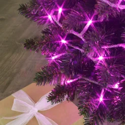 Guirlande Lumineuse|BLACHERE Guirlande lumineuse 8 m 128 LED câble transparent Rose