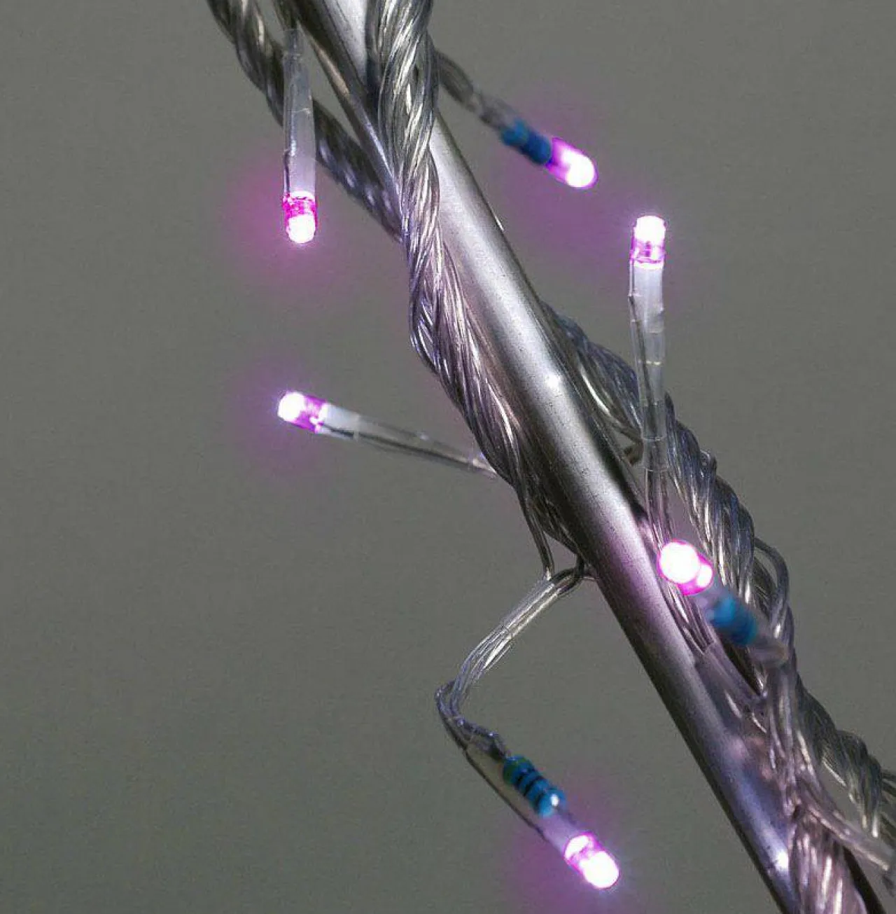 Guirlande Lumineuse|BLACHERE Guirlande lumineuse 8 m 128 LED câble transparent Rose