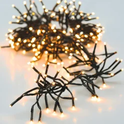 Guirlande Lumineuse|KOOPMAN Guirlande lumineuse 11 m 1512 LED câble noir Boa Blanc extra chaud Blanc très chaud - câble noir