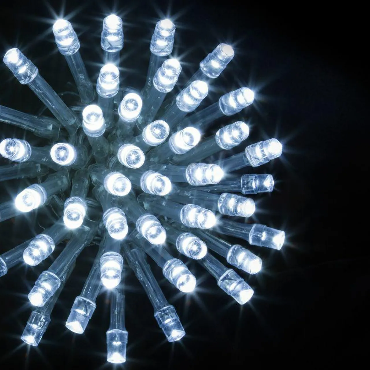 Guirlande Lumineuse|Feeric Lights & Christmas Guirlande lumineuse 10 m 100 LED câble transparent Timer Blanc froid Blanc Froid - câble transparent