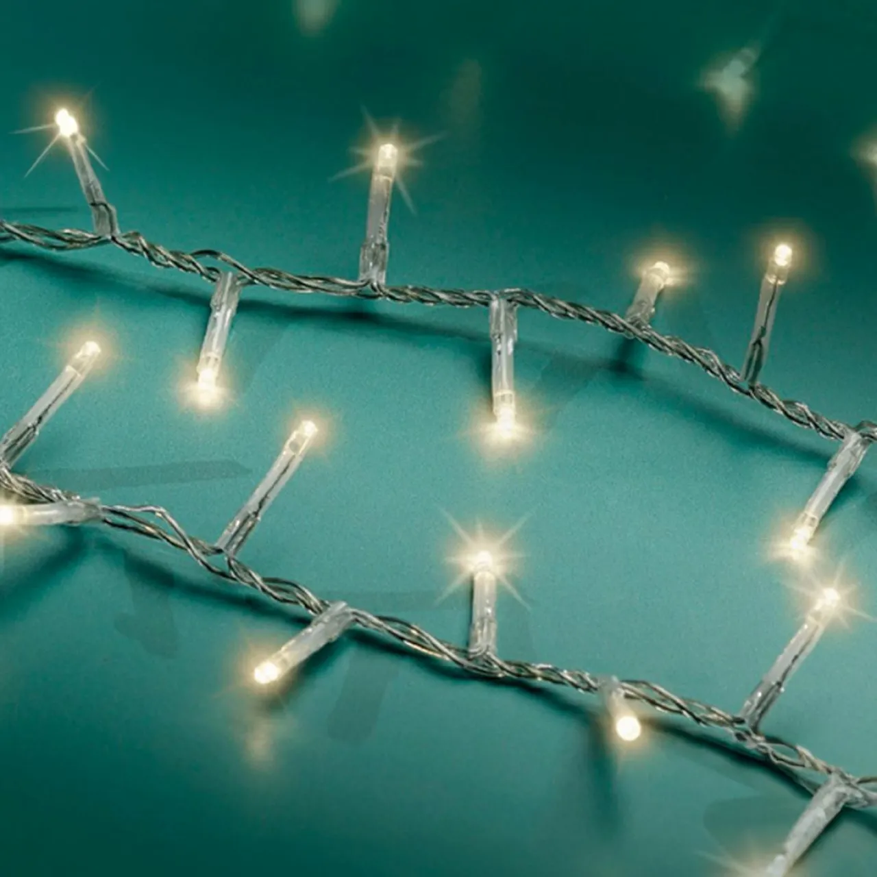 Guirlande Lumineuse Grand Format|Guirlande Lumineuse|KAEMINGK Guirlande lumineuse 45 m 2000 LED câble transparent Luxe Blanc chaud Blanc Chaud - câble transparent