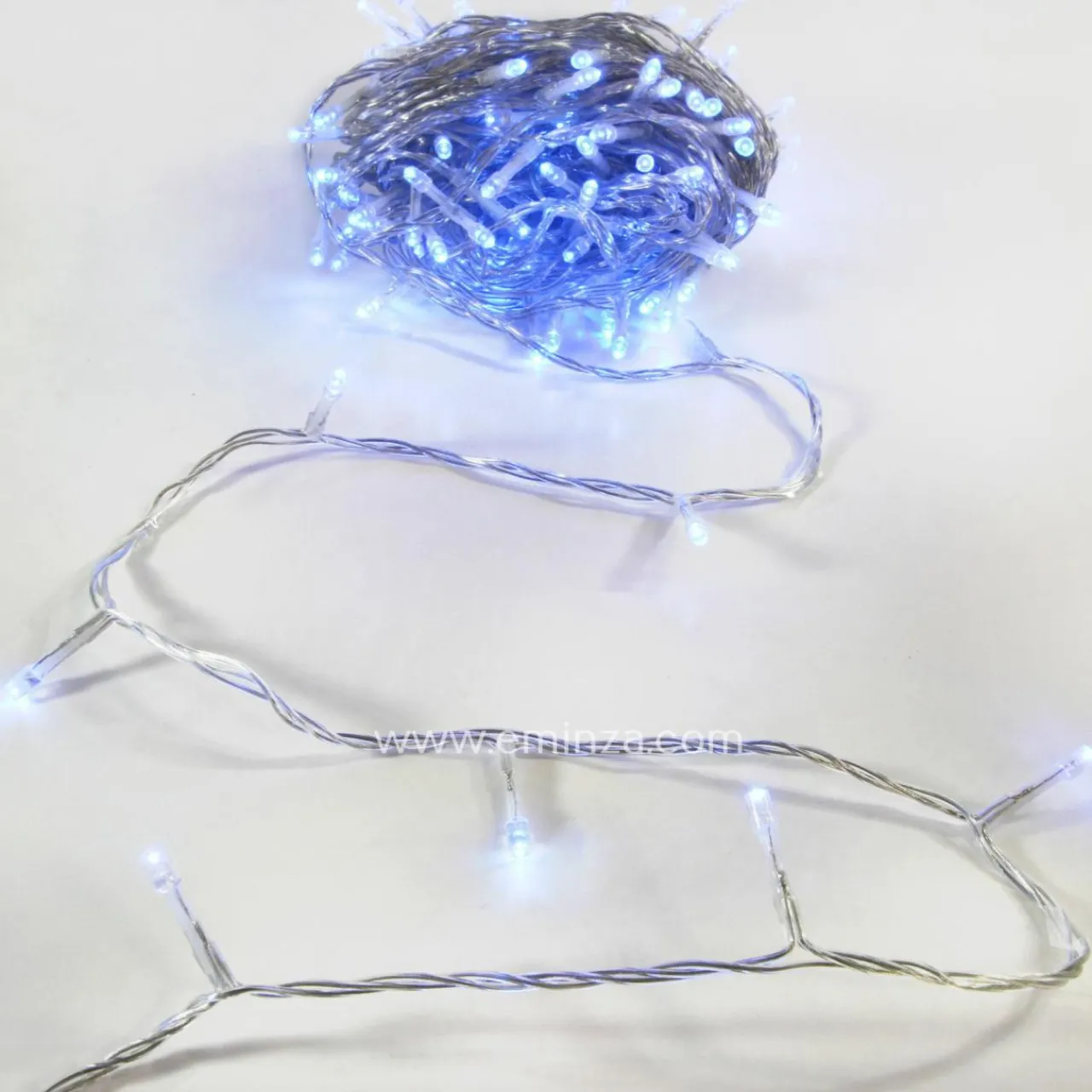 Guirlande Lumineuse Grand Format|Guirlande Lumineuse|Feeric Lights & Christmas Guirlande lumineuse 30 m 300 LED câble transparent Timer Bleu Bleu - câble Transparent