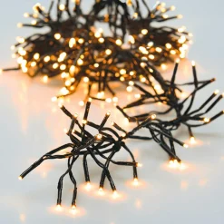 Guirlande Lumineuse|KOOPMAN Guirlande lumineuse 8,40 m 1152 LED câble noir Boa Blanc chaud Blanc Chaud - câble noir