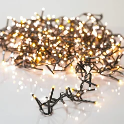 Guirlande Lumineuse|KAEMINGK Guirlande lumineuse 11 m 500 LED câble vert Luxe Blanc chaud et chaud doré Bicolore Blanc chaud / Chaud doré - câble vert