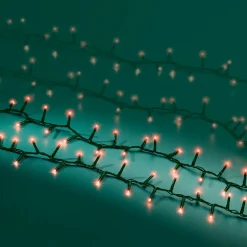 Guirlande Lumineuse|KAEMINGK Guirlande lumineuse 16 m 750 LED câble vert Luxe Rouge Rouge - câble vert