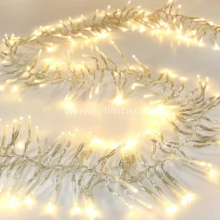 Guirlande Lumineuse|KOOPMAN Guirlande lumineuse 14,60 m 2016 LED câble transparent Boa Blanc chaud Blanc Chaud - câble transparent