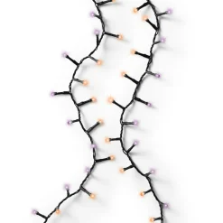 Guirlande Lumineuse|KAEMINGK Guirlande lumineuse 16 m 750 LED câble noir Luxe Bicolore Orange et violet Bicolore Orange / Violet - câble noir