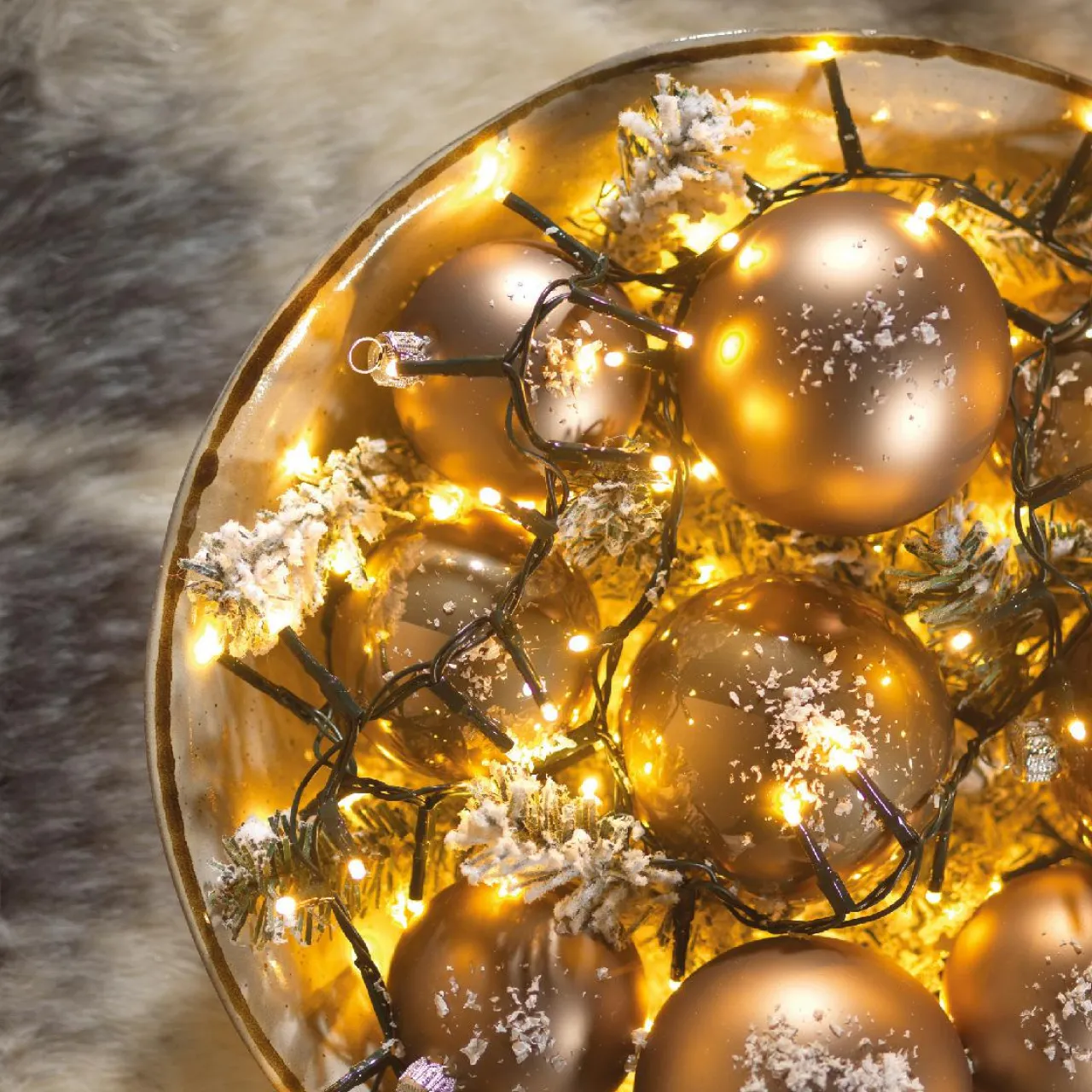 Guirlande Lumineuse|KAEMINGK Guirlande lumineuse 7,50 m 350 LED câble vert Luxe Blanc chaud doré Blanc chaud doré - câble vert