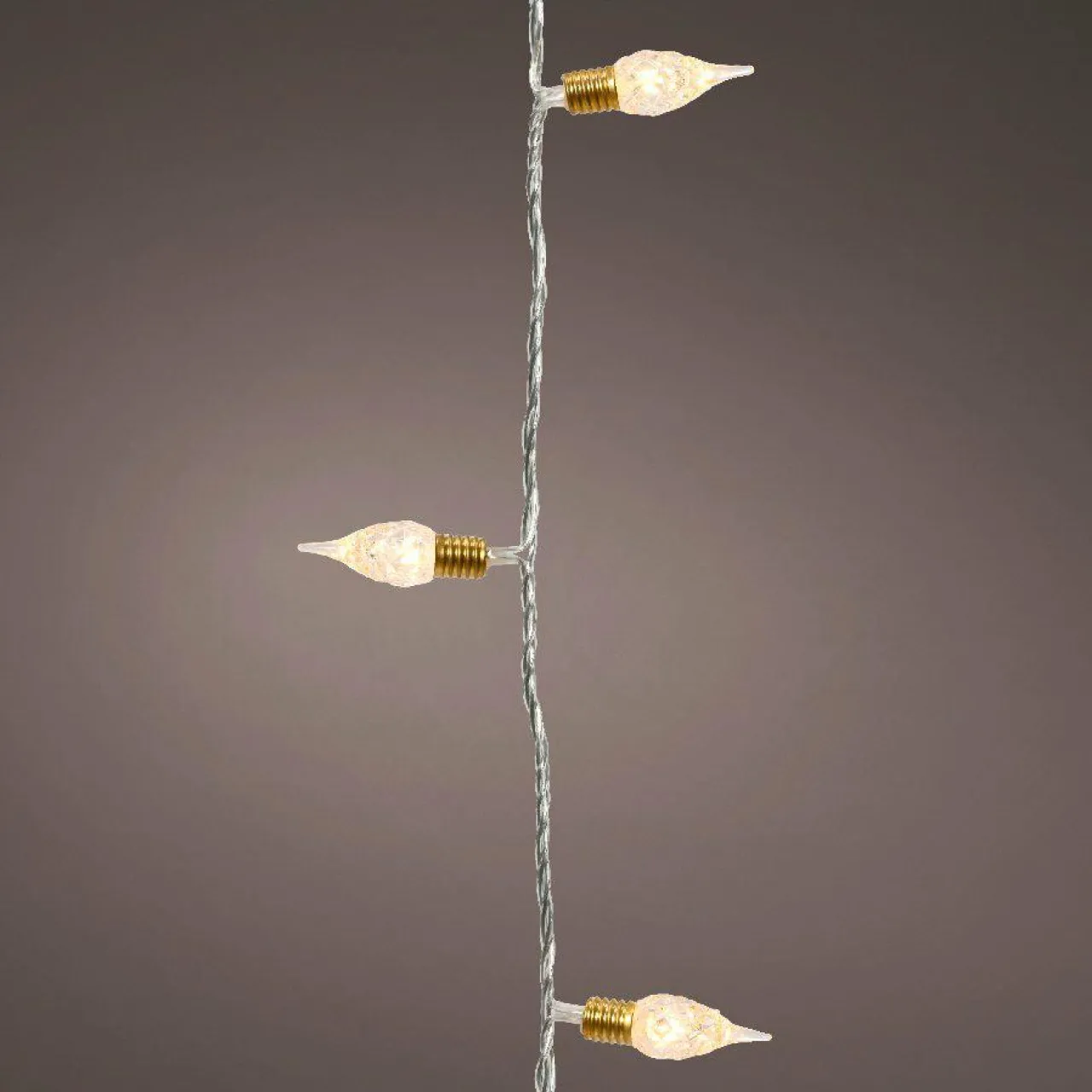 Guirlande Déco|Guirlande Lumineuse|KAEMINGK Guirlande lumineuse 12 m 120 LED câble transparent Vintage Blanc chaud Blanc Chaud - câble transparent