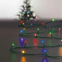 Guirlande Lumineuse Grand Format|Guirlande Lumineuse|Feeric Lights & Christmas Guirlande lumineuse 30 m 300 LED câble vert Timer Multicolore Multicolore - câble vert