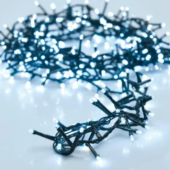 Guirlande Lumineuse Grand Format|Guirlande Lumineuse|KAEMINGK Guirlande lumineuse 22,50 m 1000 LED câble vert Luxe Blanc froid Blanc Froid - câble vert