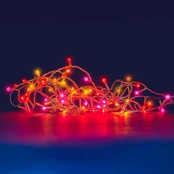 Guirlande Lumineuse|BLACHERE Guirlande lumineuse 8 m 128 LED câble transparent Multicouleur Multicolore